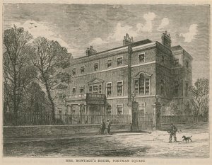 Casa de la Sra. Montagu, Portman Square, Londres de English School