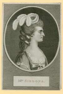 Mrs Sarah Siddons, actriz de English School