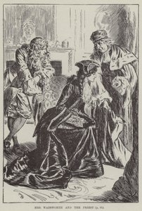 La señora Wadsworth y el sacerdote de English School