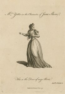 Mrs Yates en el personaje de Jane Shore