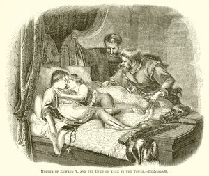 Asesinato de Eduardo V y el duque de York en la Torre.--Hildebrandt