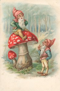 Hongo con gnomos