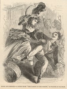 Música y discordia; Una escena de La fierecilla domada interpretada en Clapham de English School