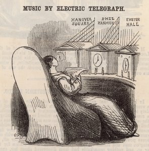 Música por telégrafo eléctrico de English School