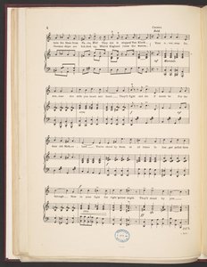 Partitura musical de la canción "We