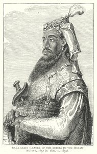 Nana Sahib (grabado) de English School