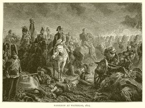 Napoleón en Waterloo, 1815