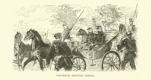 Napoleón dejando Sedan, septiembre 1870