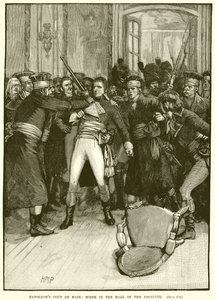 El golpe de mano de Napoleón: Escena en el Salón de los Ancianos de English School
