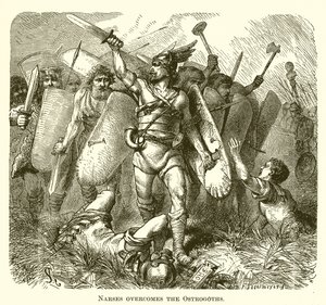 Narsés vence a los ostrogodos de English School