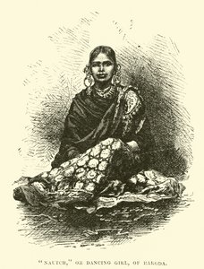 Nautch, o Bailarina, de Baroda de English School