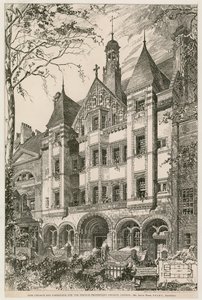 Nueva iglesia y casa parroquial para la Iglesia Protestante Francesa, Londres de English School