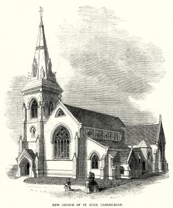 Nueva Iglesia de San Lucas, Camden-Road (grabado)