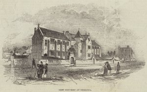 Nuevo convento en Chelsea (grabado) de English School