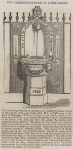 Nueva fuente de agua potable en Fleet Street de English School