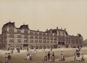 New Exchange Station, Liverpool (litografía) de English School