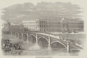 Nuevo Puente de Hierro en San Petersburgo de English School