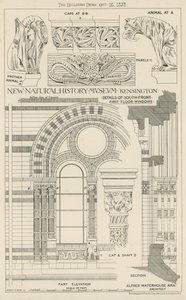 Nuevo Museo de Historia Natural, South Kensington, Londres de English School