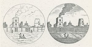 Cabeza del Nuevo Río, fechada el 6 de junio de 1775 de English School