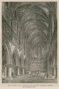 Nueva iglesia de San Pedro en el sitio de los Jardines de Vauxhall de English School