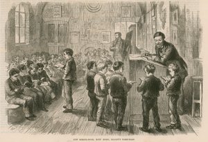 Nueva sala de la escuela, Boys Home, Regents Park Road, Londres de English School