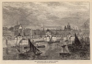 Nuevo muelle de barcos de vapor en Temple Gardens de English School