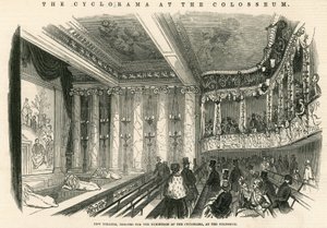 Nuevo teatro, erigido para la exhibición del Ciclorama en el Coliseo, Londres
