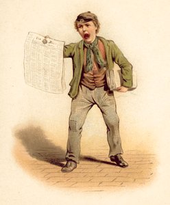 Vendedor de periódicos de English School