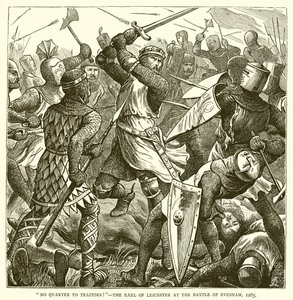 ¡Sin Cuartel para los Traidores!—El Conde de Leicester en la Batalla de Evesham, 1265