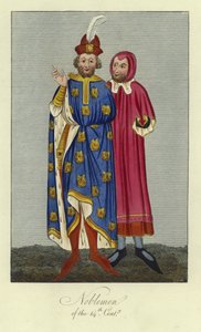 Nobles del siglo XIV de English School