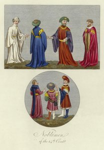 Nobles del siglo XIV de English School
