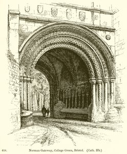 Puerta Normanda, College Green, Bristol de English School