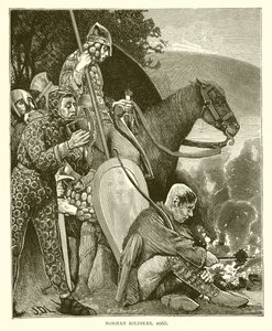 Soldados normandos, 1066 de English School