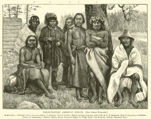 Indios del noroeste de América de English School