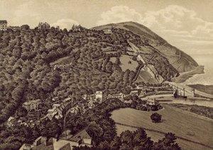 Norte de Devon: Lynton y Lynmouth (litografía) de English School