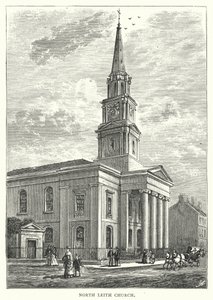 Iglesia de North Leith (grabado) de English School