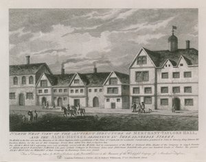 Vista noroeste de la antigua estructura del Merchant Taylors Hall