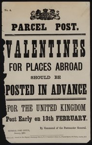 Notificación de la fecha límite para enviar tarjetas de San Valentín al extranjero de English School