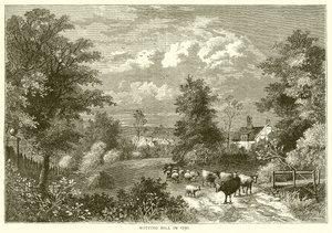 Notting Hill en 1750 de English School