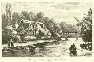 Nuneham Backwater, desde Hall Field de English School