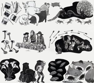Ilustración de una canción infantil
