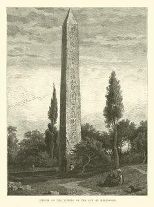 Obelisco del Templo del Sol en Heliópolis de English School