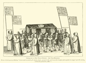 Funerales de Sir Philip Sidney, los Portadores del Féretro