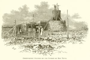 Estación del Observatorio en la Cima de Ben Nevis