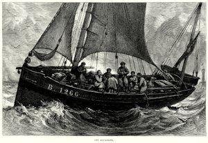 Off Boulogne (grabado) de English School