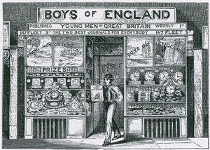 Oficinas de Edwin J Brett, editor de Boys of England de English School