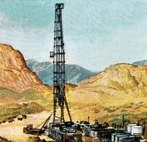 Plataforma de perforación de petróleo