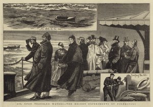Aceite sobre aguas turbulentas, los experimentos recientes en Folkestone de English School