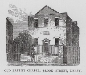 Antigua capilla bautista, Brook Street, Derby de English School