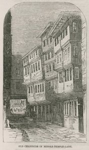 Antiguas cámaras en Middle Temple Lane de English School